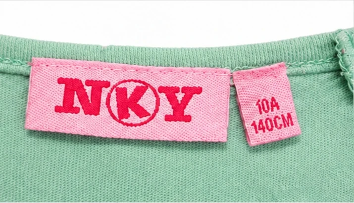 Haut manches longues NKY vert taille 10 ans – détail col – super état – photo 2